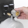Quipall 2-.33 1/3 HP 2 Gallon Oil-Free Hotdog Air Compressor