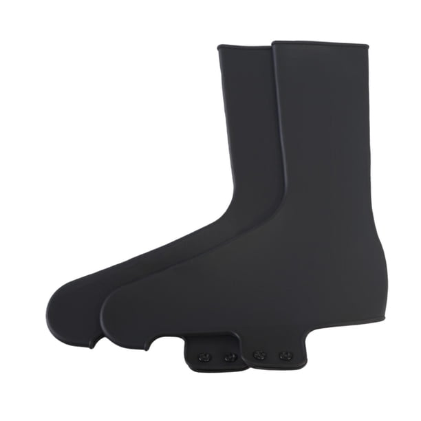 2 fundas para zapatos de ciclismo, antideslizantes, profesionales, para mujer y hombre Negro S
