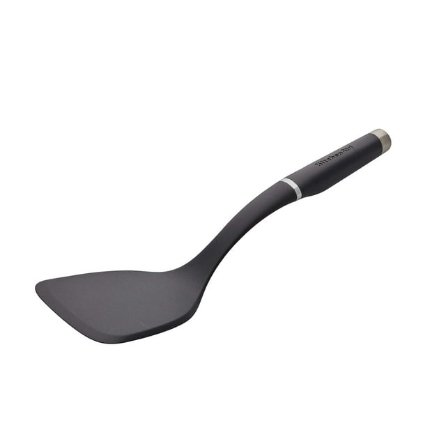 Turner KitchenAid Gourmet, nailon macizo, tamaño grande, negro mate