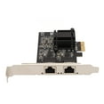 thumbnail image 3 of Tarjeta de red PCIe tarjeta Ethernet Gigabit PCI Express de doble puerto RJ 45 para PC de escritorio, 3 of 8