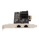 thumbnail image 3 of Tarjeta PCI Express Gigabit Ethernet, tarjeta de red PCIe, tarjeta de Internet dual, tarjeta de red PCIe para PC, máxima eficiencia, 3 of 9