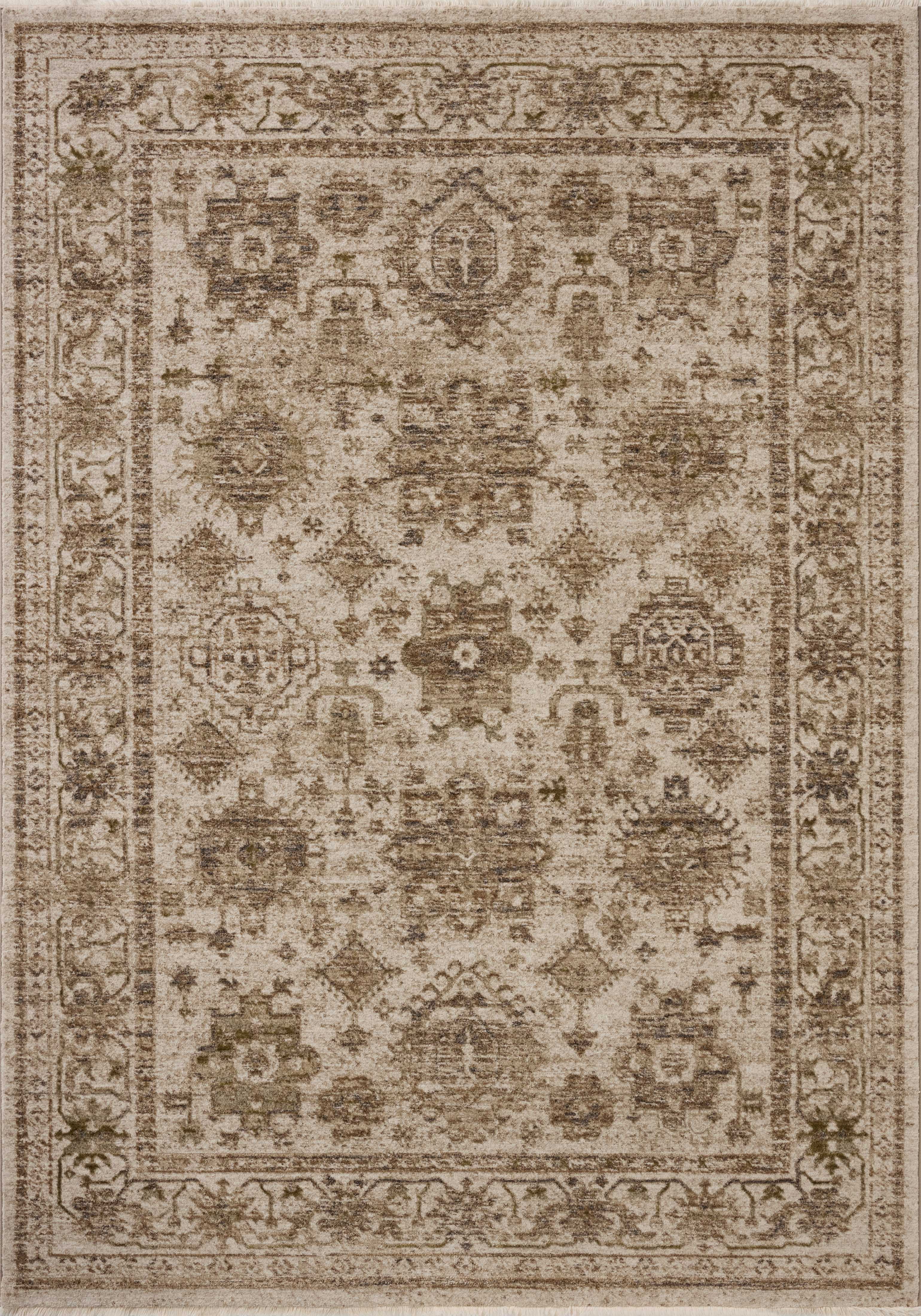 Loloi Haywood Ivory / Taupe 2'-7" x 8'-0" Area Rug