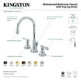 thumbnail image 5 of Kingston Brass  Tudor 8 in. Widespread Bathroom Faucet Matte Black Matte, 5 of 5