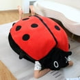 thumbnail image 2 of Big Bug Ladybug Pillow, Removable Oversized Stuffed Decorative Plush Pillow, 2 of 7