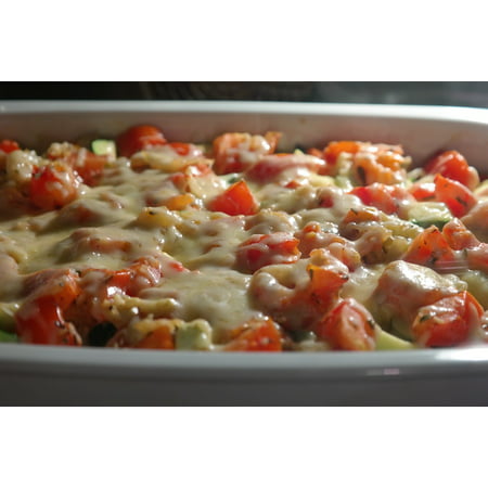 Peel-n-Stick Poster of Casserole Cheese Casserole Vegetable Casserole Cook Poster 24x16 Adhesive Sticker Poster