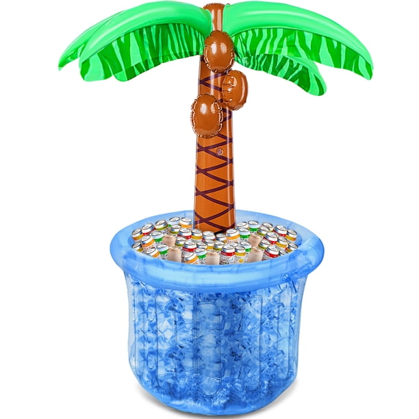 Nevera inflable JOYIN de palmera para decoración de playa, 152 cm