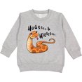 thumbnail image 2 of Inktastic Hugs and Hisses Cute Snake for Valentines Day Toddler Sweatshirt, 2 of 4