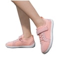 thumbnail image 2 of Tao Tao Women And Men Casual Low-top Climbing Shoes Breathable Fly Knitting Sports Shoes Pink 25, 2 of 9