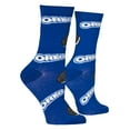 thumbnail image 3 of Crazy Socks, Funny Oreo Cookies Graphic Print, Crew Length Socks, 3 of 6