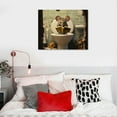 thumbnail image 4 of TIAOTIAOHOU Mouse Sitting on Toilet in Decal - Wall Sticker, 4 of 4