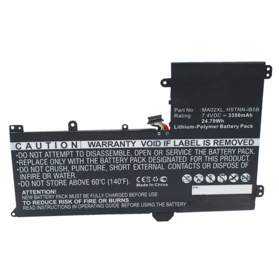Batteries N Accessories BNA-WB-P4598 Laptops Battery - Li-Pol, 7.4V, 3350 mAh, Ultra High Capacity Battery - Replacement for HP 721895-2C1 Battery