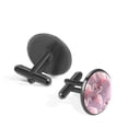 thumbnail image 2 of Flamingo Men's Stainless Steel Cufflink Set with Shirt Clip - Suitable for Formal Attire - Ideal for Special Occasions, 2 of 6