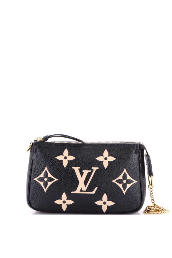 Pre-Owned Pochette Accessoires Bicolor Monogram Empreinte Giant Mini By Rebag