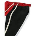 thumbnail image 3 of Ma Croix Men's Three-Tone Stripe Stretch Skinny Track Pants, 3 of 7