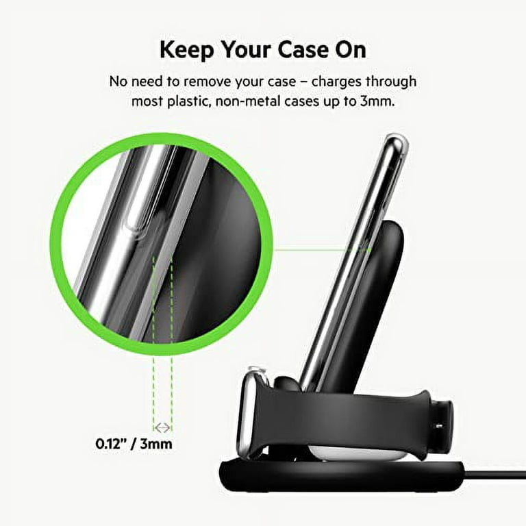 Belkin 3-in-1 Wireless Charger Fast Charging Stand for iPhone