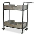 thumbnail image 5 of Metal Frame Cart With Locking Wheels And Removable Metal Trays, 5 of 7
