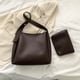 thumbnail image 3 of Bolso de mano de cuero de moda para mujer Tendencias 2024 Bolso de hombro de gran capacidad sencillo y lateral para mujer Bolsos y carteras Bolso de mujer, 3 of 5