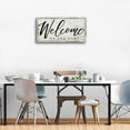 thumbnail image 5 of HFDF Canvas Wall Art for Livg Room|Welcome to Our Home|Welcome Wall Decor for Entryway|Welcome Signs for Decor|Rustic Farmhouse Canvas Prts Wall Pictures Patg Artwork Ready to Hang 10x8inch Framed, 5 of 5