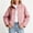 #New Pink, variant on Aloohaidyvio Women's Polka Dot Jackets Fall Trendy Lightweight Stand Collar Coat Zip Up Outerwear with Pockets
