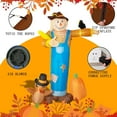 thumbnail image 5 of 7FT Thanksgiving Scarecrow Inflatable - Inflatable Thanksgiving Yard Decorations with Turkey and Pumpkin - Fall Outdoor Blow Up with LED Lights and Inflatable Patch for Garden Lawn Decor, 5 of 9