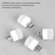 thumbnail image 4 of Luz nocturna USB, tipo mini bombilla LED enchufable, blanco cálido, adecuada para dormitorio, baño, 4 of 6