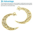 thumbnail image 5 of 50Pcs Moon Charm, Hollow Moon Pendants Bulk Mini Moon Charm Pendants for Jewelry Making, Dark Gold, 5 of 6