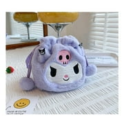 BICZNG 2023 New Kuromi My Melody Bag Cute Cartoon 3D Plush Backpack | School Rucksack Cute Cartoon Backpack Shoulder Bag Handbag