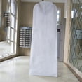 thumbnail image 4 of SHINYPASING 1 Pce Housse de Vêtement de Mariée Blanche en Tissu Non Tissé Protecteur de Robe de Mariée, 4 of 8
