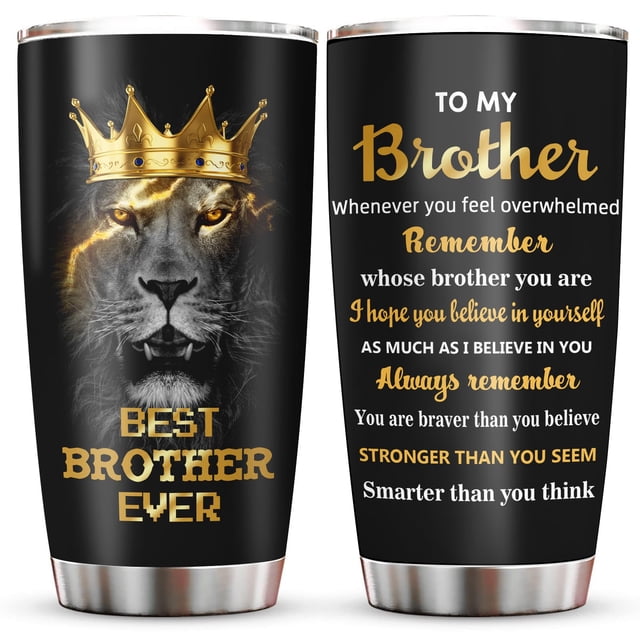 Vaso Muilzon de acero inoxidable Brother Gift de 20 oz