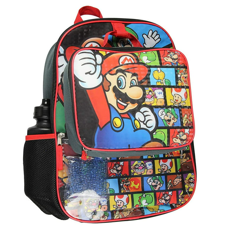 Super Mario Backpack with Lunch Box Set for Boys & Girls, 16 inch, 5 Piece  Value Set price in UAE,  UAE