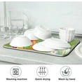 thumbnail image 7 of FREEAMG Easter Eggs Rabbit Dish Drying Mat - 16 x 18inch- Extra Large Microfiber Dish Drying Mat, Dish Draining Mat, Counter top Mat, Easter Décor, 7 of 7