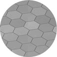 thumbnail image 1 of Ahgly Company Indoor Round Patterned Gray Cloud Gray Area Rugs, 8' Round, 1 of 6