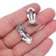 thumbnail image 5 of unbranded 20Ud Clips De Aretes Con Base Redonda Plata En Acero Inoxidable Para Uso En Manualidades, 5 of 8