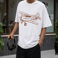 thumbnail image 6 of Men's 100% Cotton Short Sleeve Crewneck Graphic T-Shirt, Soft Breathable Moisture Wicking Casual Basic S-3XL, 6 of 7
