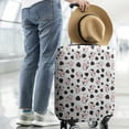 thumbnail image 2 of White Cow Spot Pattern Luggage Cover Fashion Suitcase Cover Baggage Covers Fit 25-28 Inch Luggage (Go Travel), 2 of 5
