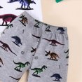 thumbnail image 5 of UAYOTSE Toddler Baby Boy Summer Clothes Letter Print Sleeveless Short Sleeve Shirt Tops and Shorts Set Summer Outfit 2Pcs,Sizes 12-18 Months, 5 of 6