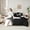 E, variant on Manfei Baseball Sport Bedding Comforter Set 7 Pieces for Kids Teens, Black White Queen Bedding Sets, Monogrammed Letter C Queen Sheet Sets, Ultra Soft Home Decor