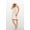 Beige, variant on Massage Spa Bath Waffle Body Wrap - Lightweight Knee Length with Velcro closure, Patch Pocket, Waffle weave