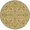 thumbnail image 2 of Safavieh Chelsea Aragon Oriental Wool Area Rug, Yellow/Light Green, 3' x 3' Round, 2 of 11
