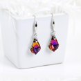 thumbnail image 4 of Colorful Crystal Earrings Color Retention Non-fading Charming For Birthday Valentine\'s Day Gift, 4 of 4