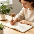 thumbnail image 2 of Under $6 FEOLGEHLY Cute Smooth Writing Ballpoint Pen, Plush Monster Decorative Gel Pen, Creative Journaling Pen for Office & Daily Use, 2 of 6