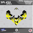thumbnail image 4 of Kalair GFX Graphics Kit for Yamaha ATV YFZ 450R (2014-2023) Splash Series, 4 of 5