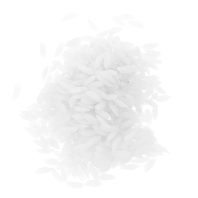 MasteelfCA 3 Packs of Artificial White Rice Simulated Rice Models Lifelike Rice Props
