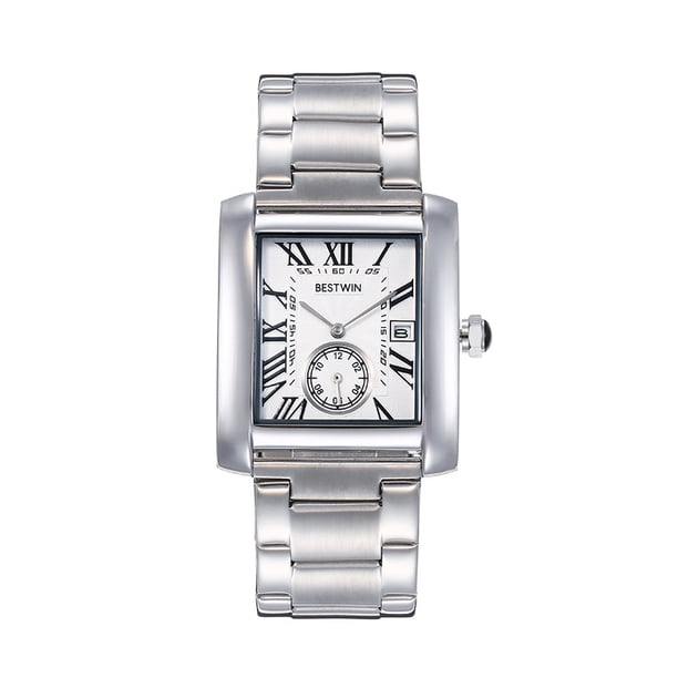 Bestwin Quartz Wholesale Square Men's Quartz Wrist Watch - Luxury Waterproof Fashion Business Casual Sport Watches with Luminous Calendar Analogue Face