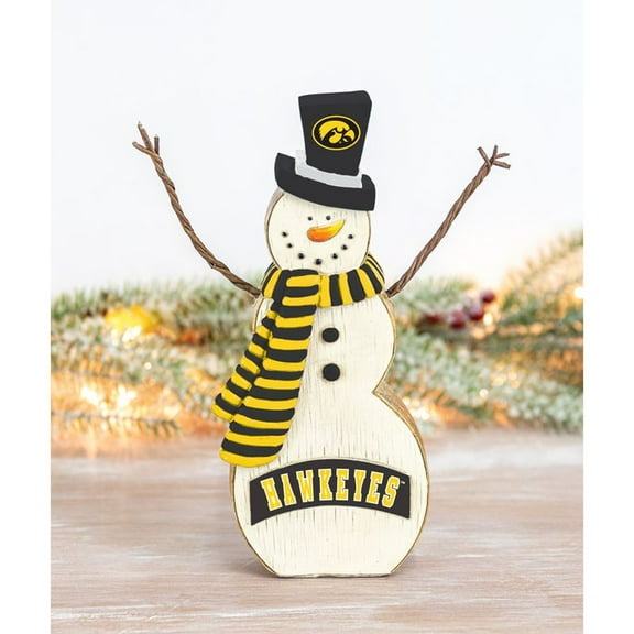 Hanna’s Handiworks Iowa Resin Snowman Tabletop