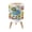 Color 1, variant on Classroom Small Trash Can with Lid Colorful Back to School School Bus Books Science Supplies 1.8 Gallon Dog Proof Trash Can Round Garbage Can Waste Bin Wastebasket for Nursery Back to School Gifts