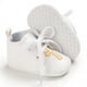 thumbnail image 3 of Newborn Baby Shoes Comfortable Breathable Cross Embroidered Baptism Shoes Boy and Girl Non Slip Cloth Soled First Walking Shoes, 3 of 5