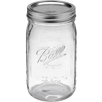 Ball メイソンジャー 4ozx12 Ball Regular Mouth 4oz Quilted Pint Mason Jars, 12 Count, BPA-Free