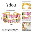 thumbnail image 4 of Adjustable Enternity Ring for Women - 18k Gold Plated Cuff Rings CZ Wedding Rings Jewelry Gift, 4 of 8