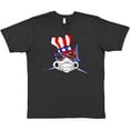 thumbnail image 3 of Inktastic 4th of July Patriot Shark T-Shirt, 3 of 5